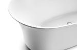 White Acrylic Free Standing Bathtub SP1835 Yellowing Resistant High Gloss