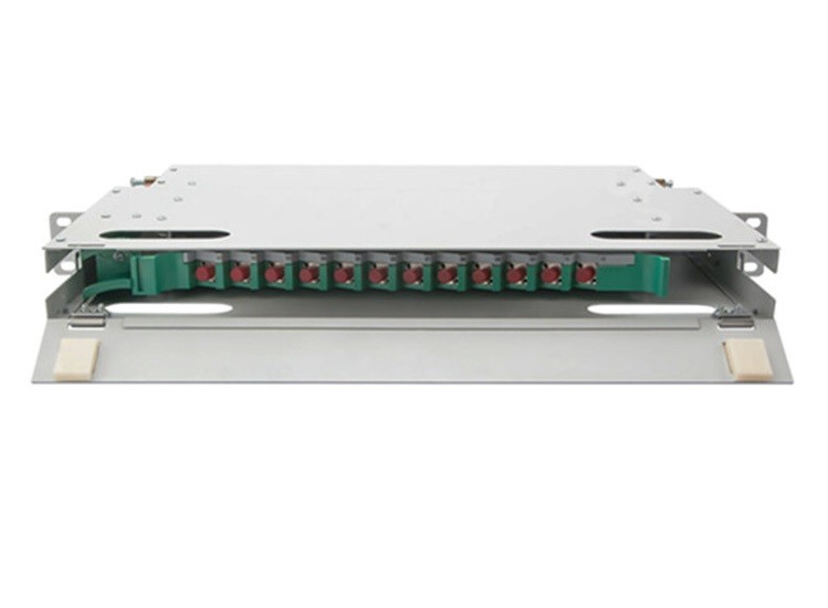 12 Core ODF Patch Panel FC 1U Rack Mount Box 19" Fiber Optic