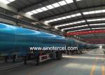Semi Vac Trailer Fuel Tank Semi Trailer With Customized Logo