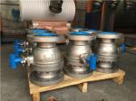 Stainless Steel Flange RF Trunnion mounted Ball Valve 6" 300LB