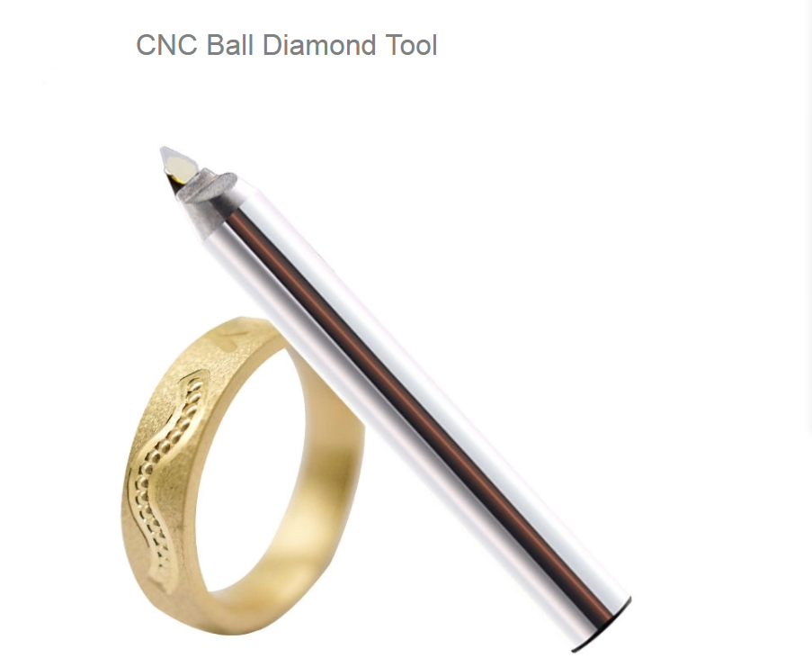 0.1mm Ball 6mm Shank Diamond End Mill Cutting Tools