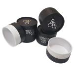 Antiwear Black Cardboard Tube Packaging , Ultraportable Cardboard Packing Tubes