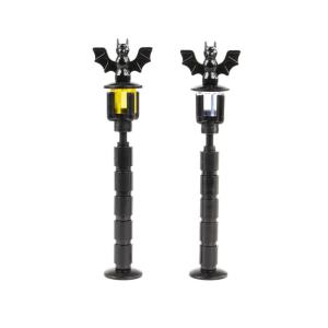 Quality MOC city assembly bricks halloween bat lamp street road light building blocks wholesale