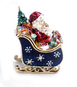 Quality Christmas Santa Metal Decorative Box wholesale