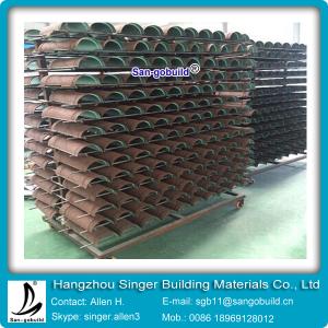 Quality Hot sale roofing stone tiles round ridge cap wholesale