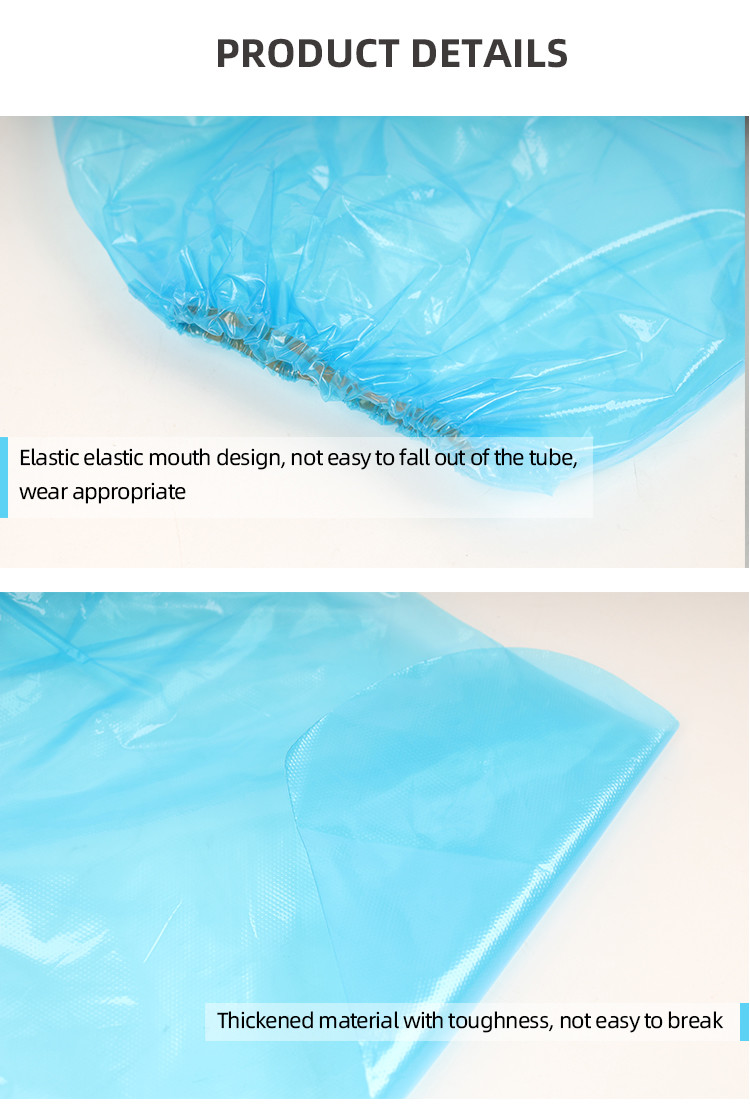 General Medical Supplies PE Plastic Shoe Covers Disposable Protective