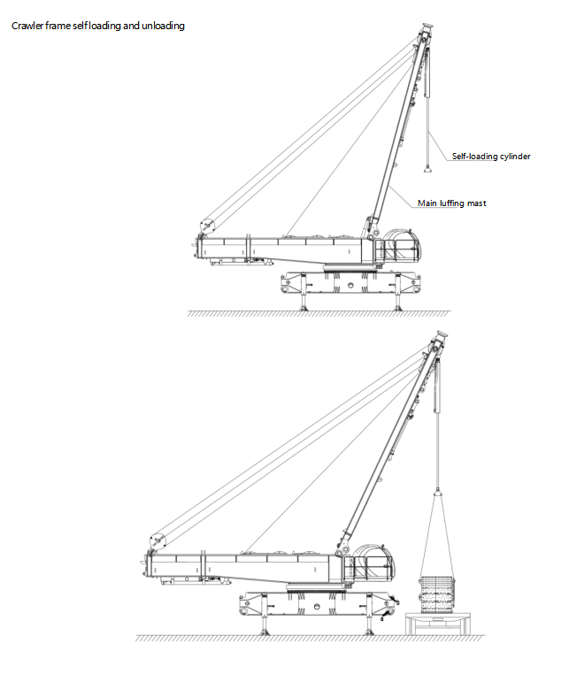 Well Maintained Second Hand Mobile Crawler Crane 500T Crane With Boom 84m