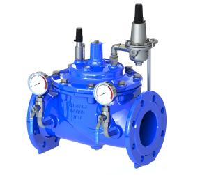 Quality Ductile Iron Pressure Reducing Control Valve With Stainless Steel Pilot wholesale