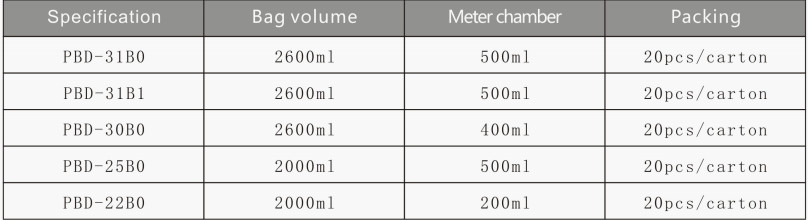 Precise Metering 2000ml Urinary Catheter Drainage Bag Disposable Nighttime Catheter Bag