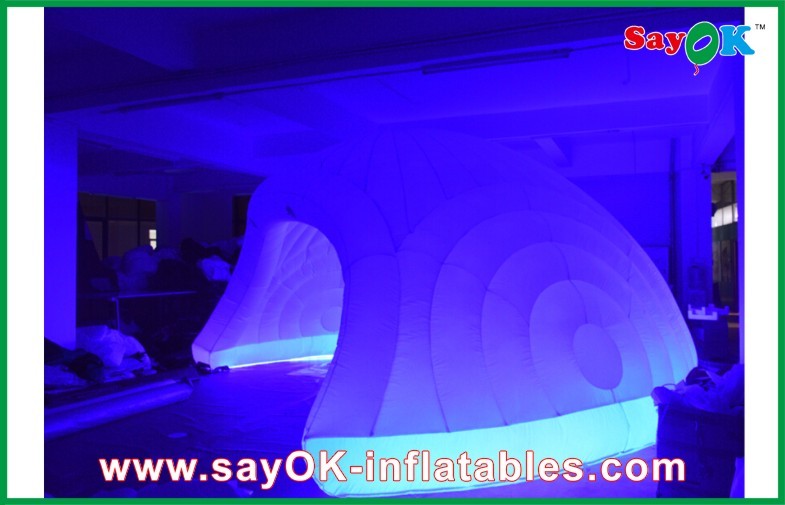 Sayok Helmet Giant LED Inflatable Tent For Inflatable Party/Event/Exhibition/Advertising Tent