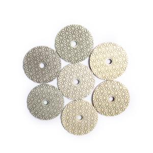 Quality 100mm White Polishing Pad Diamond Wet Polishing Pad For Floor wholesale