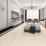 Matt Finish Modern Porcelain Floor Tile In Yellow Tone For Hospitality Industry