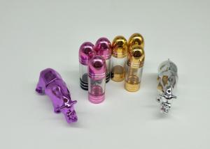 Quality 56mm Purple Single Pill Container 1g Clear Empty Capsules wholesale