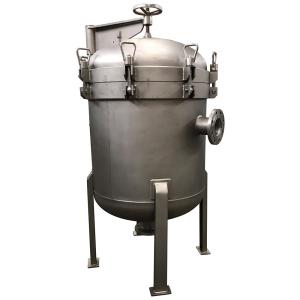 Quality DL4P2S Stainless Steel Vertical Industrial Bag Filters With PP Filter Bag wholesale
