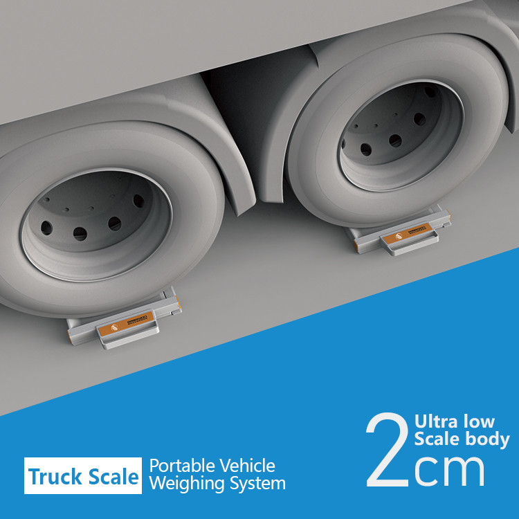 10-100 Tons Capacity Square In Motion Axle Scale for Heavy-Duty Applications