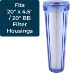 Acrylic 20 Inch Swimming Pool Filter Cartridges for Above Ground Pools Easy