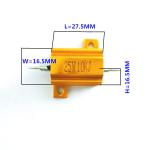 RX24 25W 50W 100W 200W 10ohm Aluminium case Wirewound precision Resistors