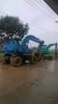 SK100 USED EXCAVATOR , KOBELCO USED WHEEL EXCAVATOR 100 ton
