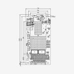 Manufacturers White LED DC24V Lift Elevator Parts Cop Panel Dot Matrix Display