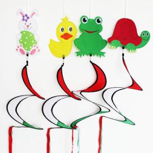 Quality Seasonal Wind Spinner bunny Duck frog turtle wholesale