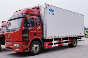 Quality Diesel Fuel Type Refrigerated Truck Container Heavy Cargo Truck 4x2 Maximum Speed 96km/H wholesale