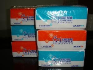 Quality Plastic Bag Soft Pack Tissue 2 Ply 100sheets 18*20cm 14gsm wholesale