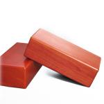 Eco Friendly Wooden Fitness Equipment Custom Printing Cherry Wooden Yoga Block