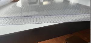 Quality 10mm Twinwall Polycarbonate Roofing Sheet Clear Panels wholesale