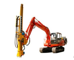 Quality Air Flush Mining Well 80m 15t Excavator Drill Rigs wholesale
