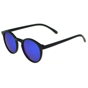 Quality Round Shape Lifestyle Sunglasses Customized Logo Mirror Coating Hd Vision Lenses wholesale