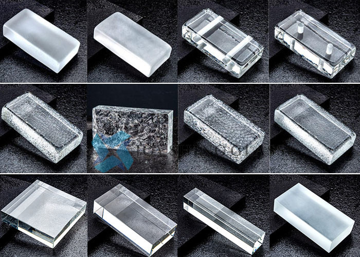Solid Crystal Glass Block