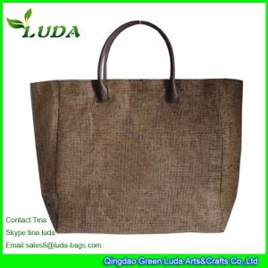 Quality LUDA Simple Shopping Bag Paper Straw Gifts Bag wholesale