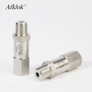 Quality 1/4 1/2 3/8 3/4 SS316 High Pressure One Way Check Valve Inlet Male Outlet Female for Air Compressor wholesale