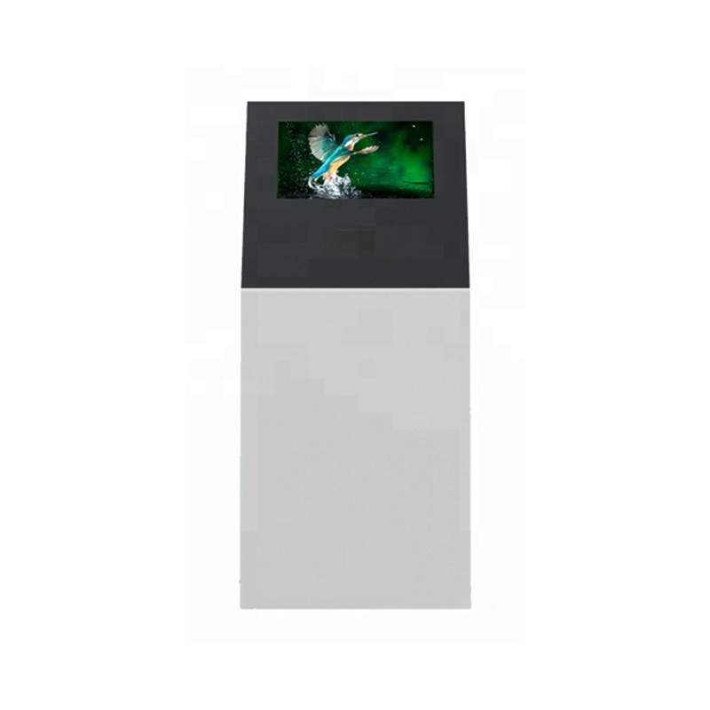 Sunlight readable floor standing totem display 21.5 inch card reader touch screen outdoor display kiosk with RFID NFC