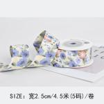 Bow Personalised Printed Ribbon 40mm Floral Printed Ribbon