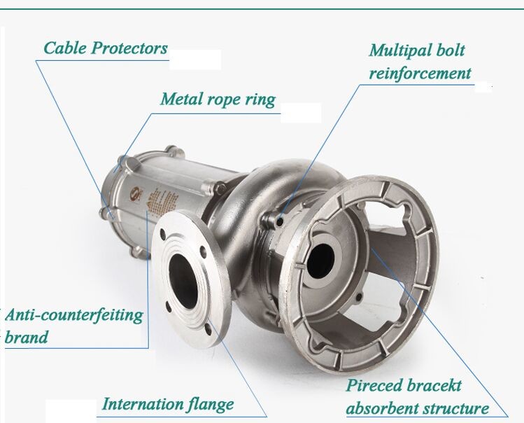 Large Flow Stainless Steel Submersible Pump Hospitals Residential Areas