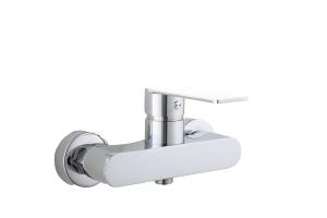 Quality Luxurious Wall Mounted Bath Shower Mixer Faucet Contemporary Style T9374A wholesale