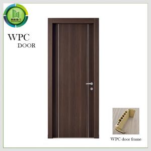 Quality Residential Wpc Patio Solid Core Bedroom Door Wooden Anti Deformation wholesale