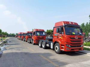 Quality XICHAI Engine FAW 6X4 Diesel Tractor Trailer Truck With 12E225 Tires wholesale