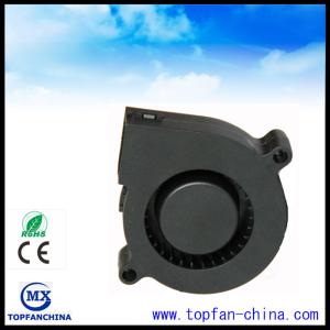 Quality 51mm Plastic DC Centrifugal Fan 5v 12v 24v Black For Car with Dual Ball Bearing wholesale
