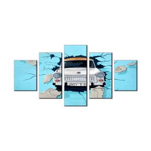 Quality Creative Wall Decoration Office Decor 5-panels canvas prints in the room wall or door wholesale