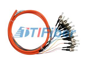Quality ST Fiber Optic Pigtail Muticore Fiber Cable with OFNP OFNR Jacket wholesale