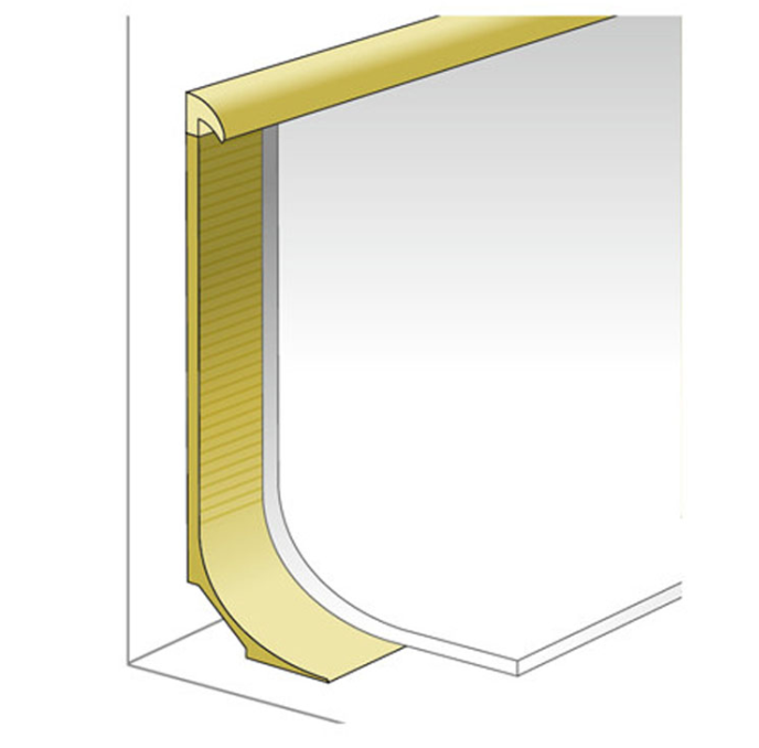 2 or 3mm Thickness Vinyl Wall Base for Resilient Floorcoverings in Flooring Accessories