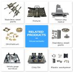 Colorful CNC Milling Process Expertly Crafted Polished Stainless Steel Parts for