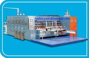 Quality Multi Color Flexo Printer Slotter Die Cutter / Flexo Printing And Die Cutting Machine wholesale
