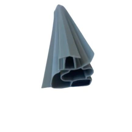 Extruded Plastic Gasket Strips for Cold Storage Fridge Doors Customized Size