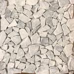 Customized Marble Stone Tile Outdoor Floor with Plywood Platform and Aluminum
