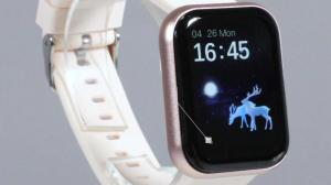 Quality Square 1.28Inch Full Touch Smartwatch Fitness With Weather Display wholesale