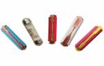High temperature 25A Auto Blade Fuse 32V , Plug-In Fuse For Machine