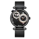 RoHS 44mm Double Dial Watch Personality Technology Fashion Innovation Business